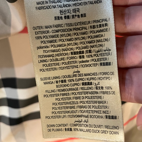 Burberry Down Coat - Picture 4 of 10